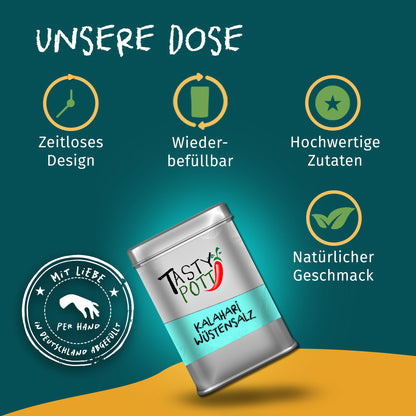 Kalahari Wüstensalz 100g Dose von Tasty Pott — Abbildung 3