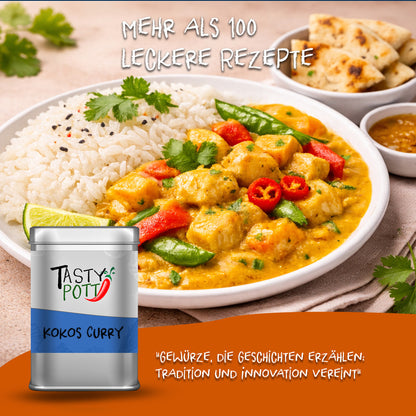 Kokos Curry Gewürz - 75g Dose von Tasty Pott — Abbildung 5