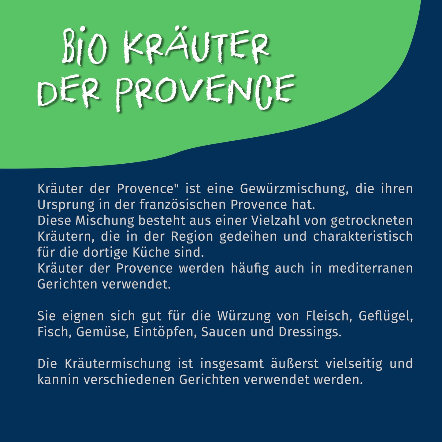 Tasty Pott Bio Kräuter der Provence - 55g Dose — Abbildung 4