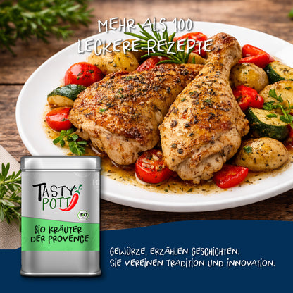 Tasty Pott Bio Kräuter der Provence - 55g Dose — Abbildung 5