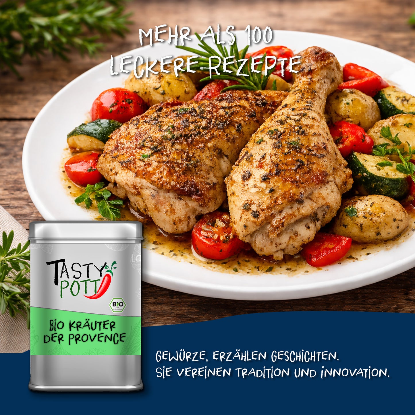 Bio Kräuter der Provence - ab 30g von Tasty Pott — Abbildung 5