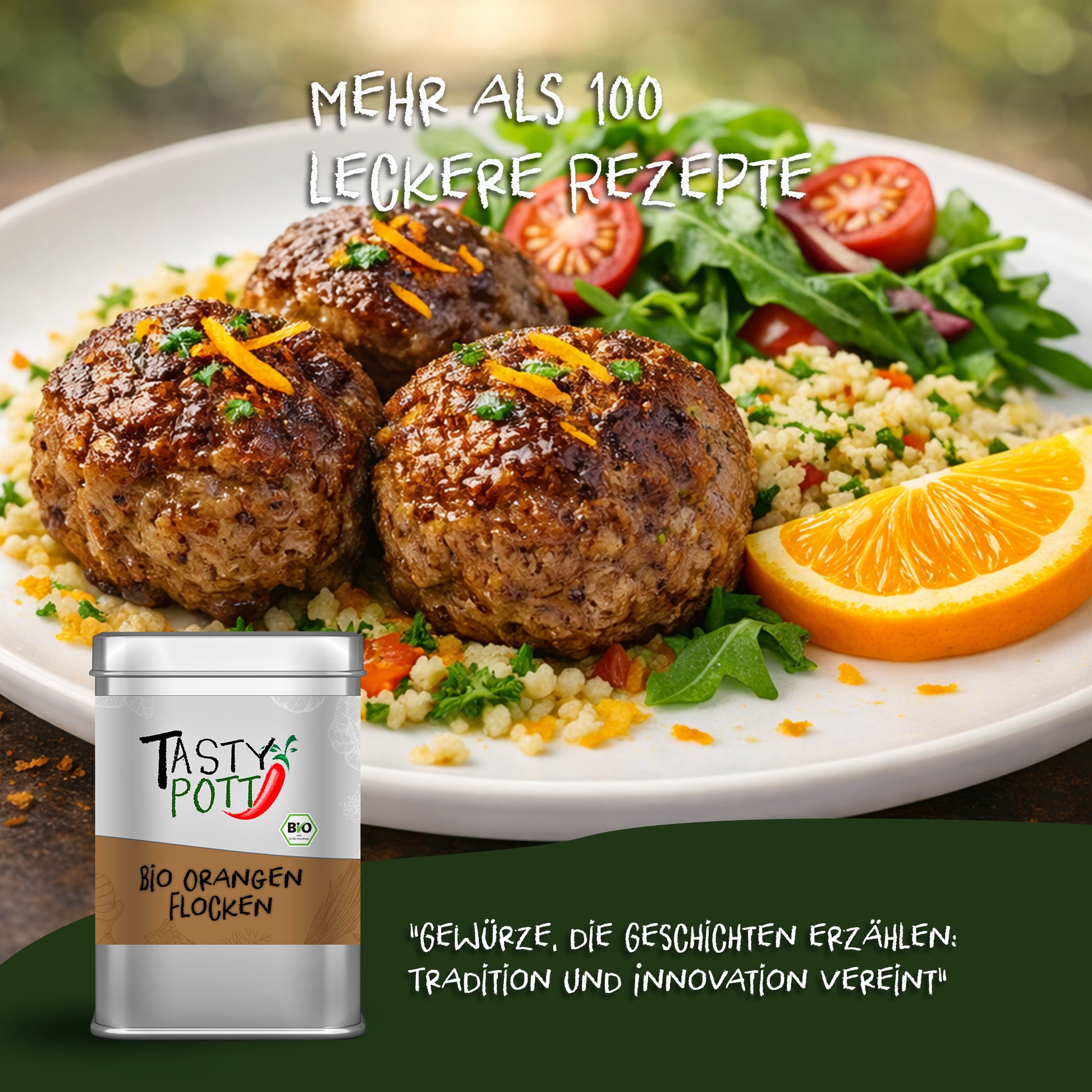 Bio Orangenschalen Flocken - ab 30g im Beutel von Tasty Pott — Abbildung 5