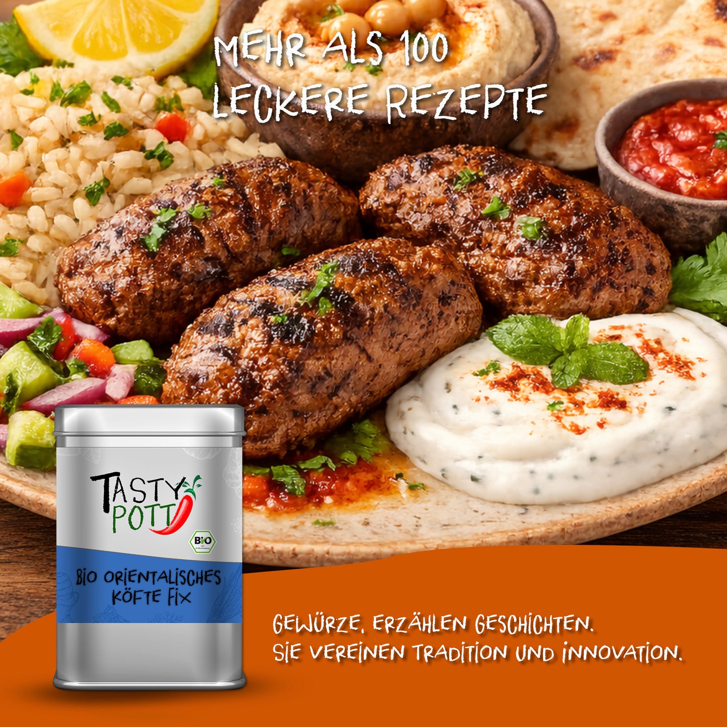 Bio Köfte Fix Orientalische Mischung - ab 30g im Beutel von Tasty Pott — Abbildung 5