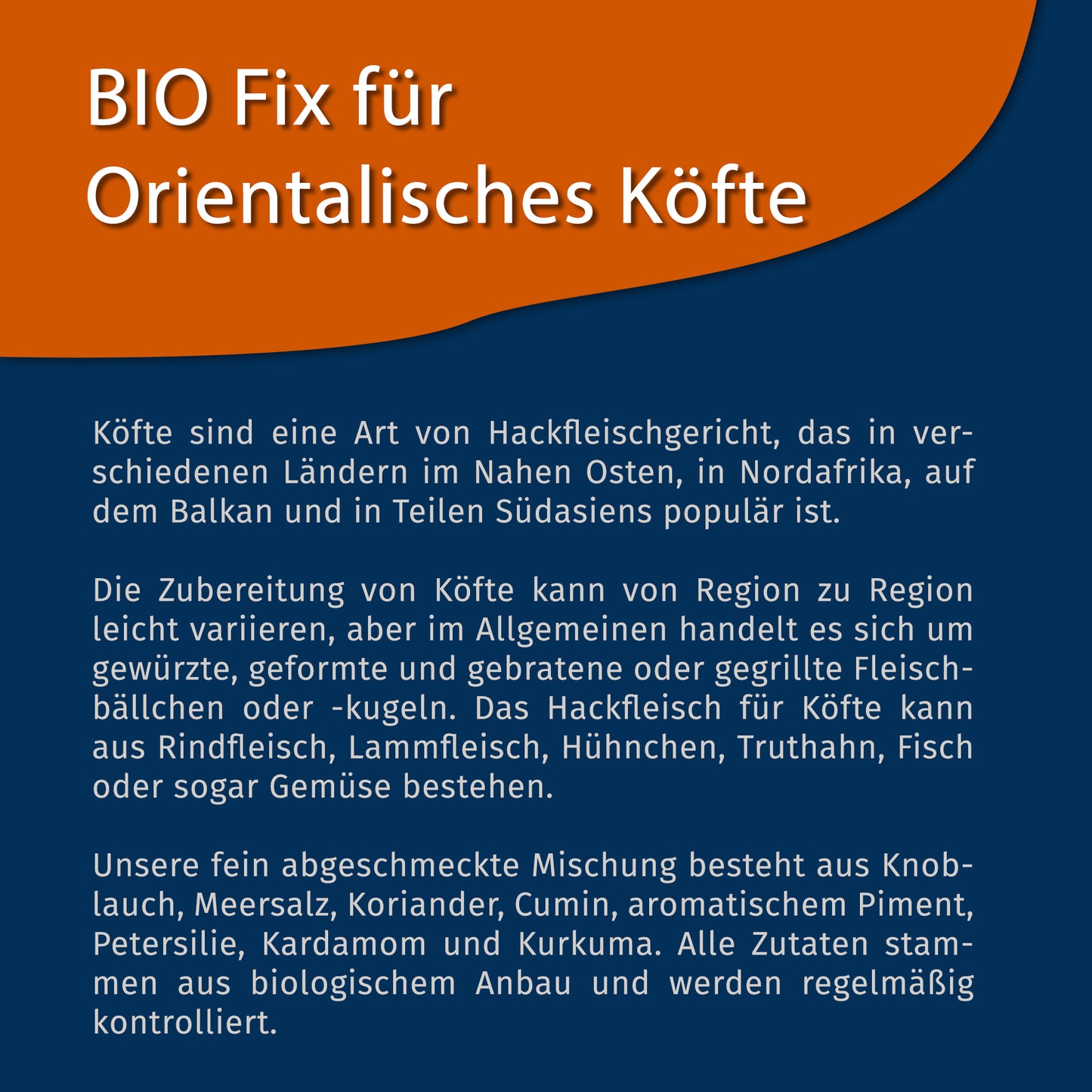 Bio Köfte Fix Orientalische Mischung - ab 30g im Beutel von Tasty Pott — Abbildung 4