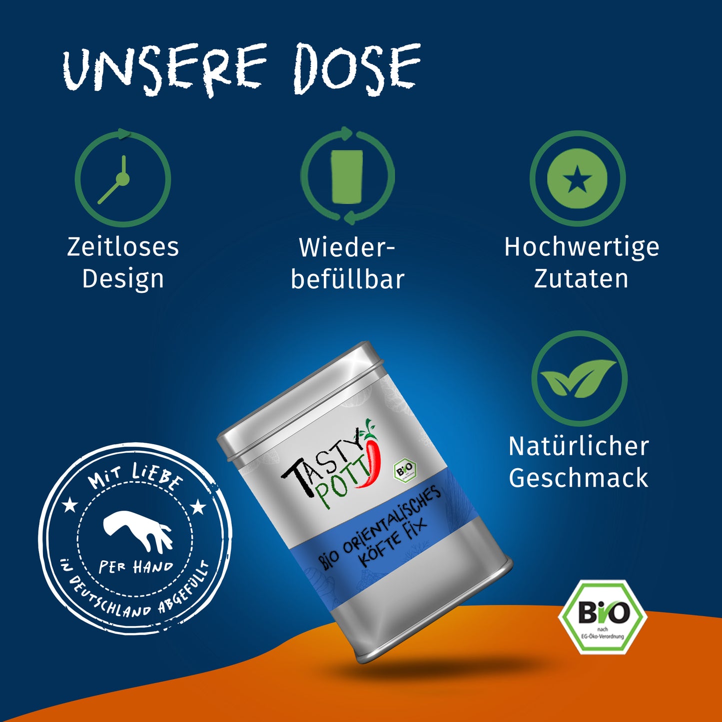 Bio Köfte Fix Orientalische Mischung - ab 30g im Beutel von Tasty Pott — Abbildung 3
