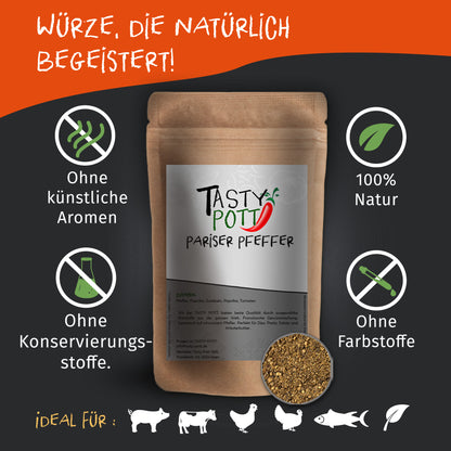 Pariser Pfeffer Mix 70g Dose von Tasty Pott — Abbildung 2