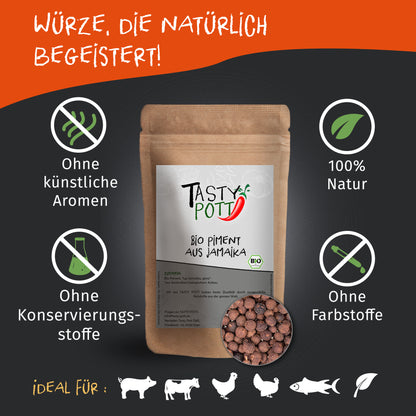 Bio Piment aus Jamaika ganz - 70g Dose von Tasty Pott — Abbildung 2