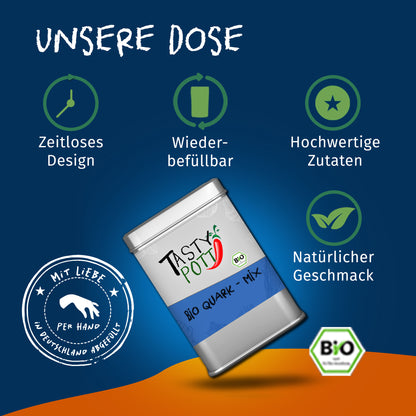Bio Quark Mix 50g Gewürzdose von Tasty Pott — Abbildung 3