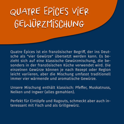 Quatre Épices 4 Gewürzmischung 70g Dose von Tasty Pott — Abbildung 4