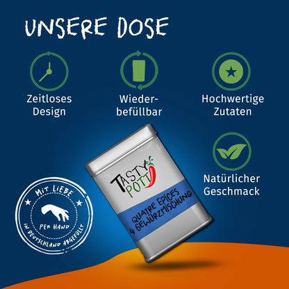 Quatre Épices Gewürzmischung ab 30g Beutel von Tasty Pott — Abbildung 3