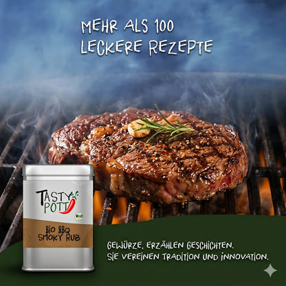 Bio Smoky BBQ Rub - ab 30g im Beutel von Tasty Pott — Abbildung 5