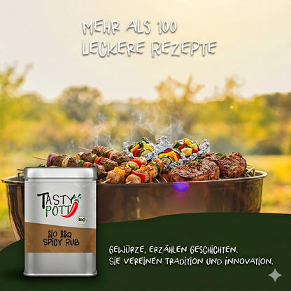 Bio BBQ Gewürz Spicy Dust - 100g Dose von Tasty Pott — Abbildung 5