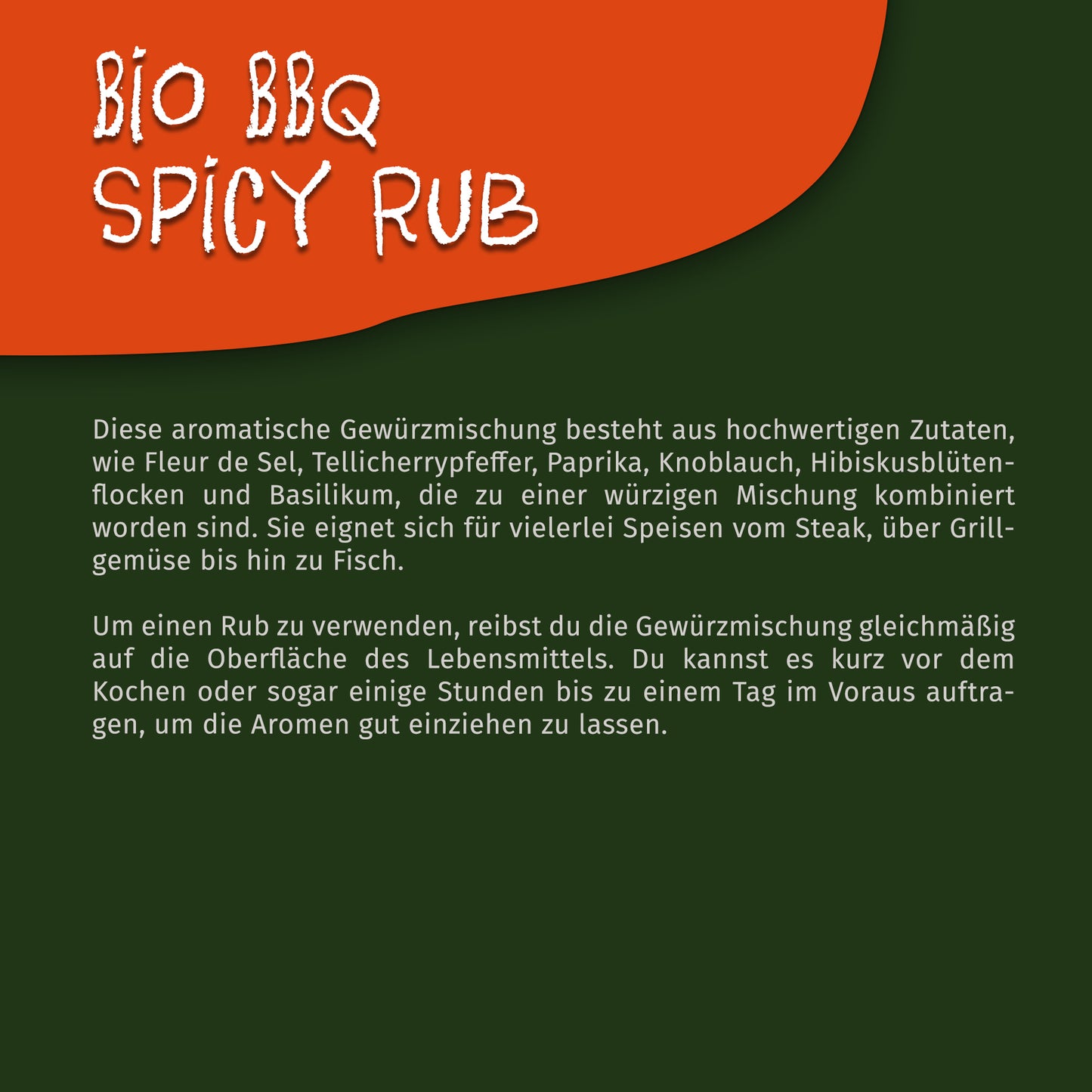 Bio BBQ Gewürz Spicy Dust - 100g Dose von Tasty Pott — Abbildung 4