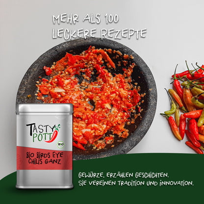 Bio Birds Eye Chilis ganz - ab 10g im Beutel von Tasty Pott — Abbildung 5