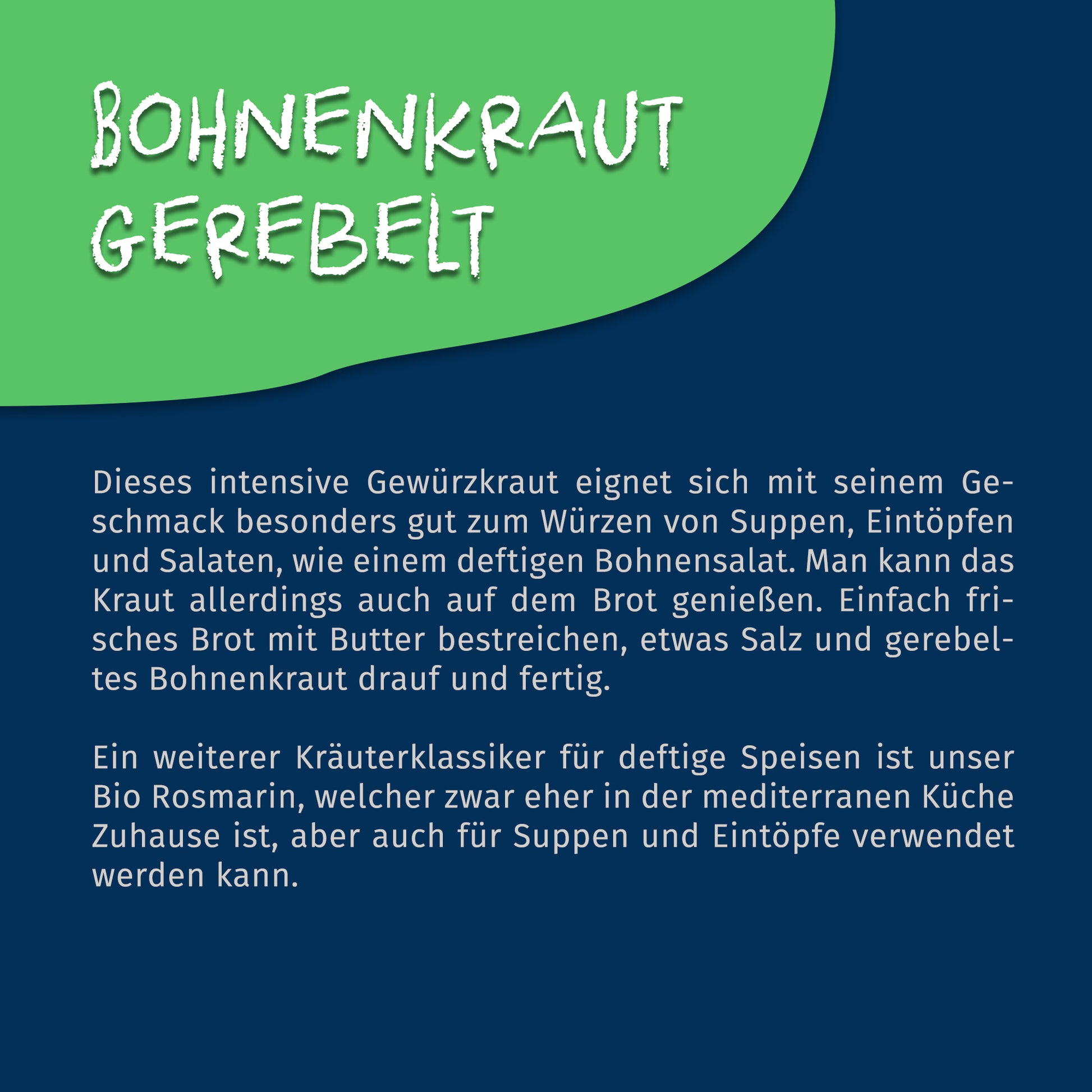 Bohnenkraut getrocknet 40g Dose von Tasty Pott — Abbildung 4
