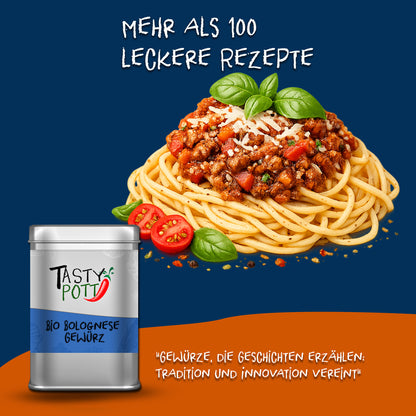 Bio Bolognese Gewürz - 80g Dose von Tasty Pott — Abbildung 5