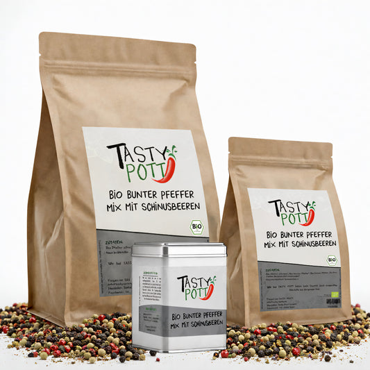 Bio Bunter Pfeffer Mix - ab 30g im Beutel von Tasty Pott