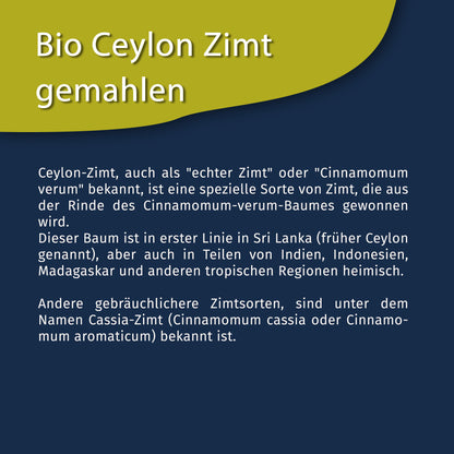 Bio Ceylon Zimt gemahlen - ab 30g im Beutel von Tasty Pott — Abbildung 3