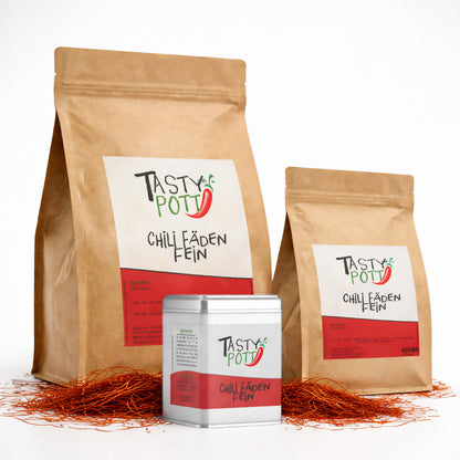 Chili Fäden nachfüllen - 50g Dose von Tasty Pott
