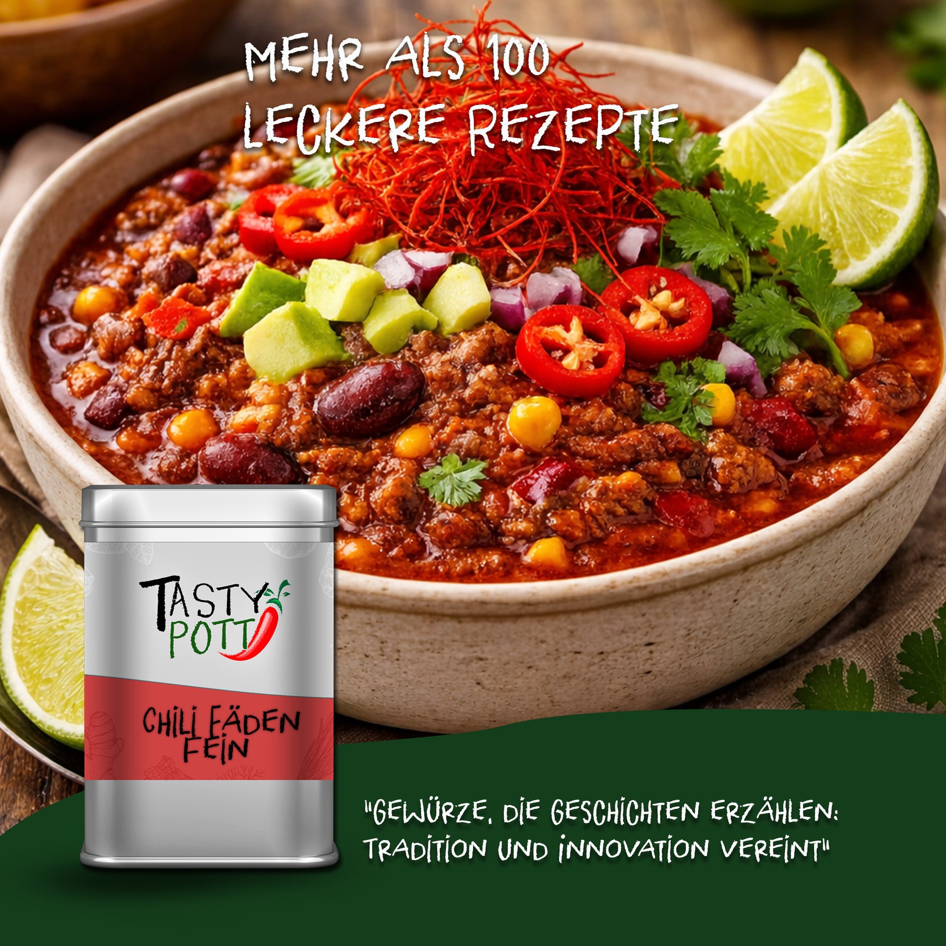 Chili Fäden 10g Dose von Tasty Pott — Abbildung 5