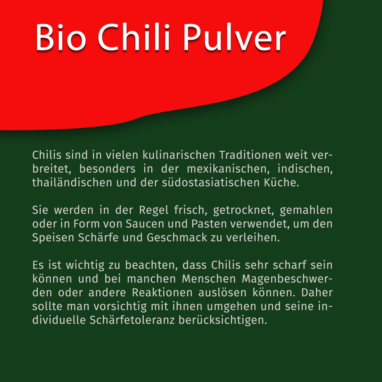 Bio Chili Pulver mittelscharf - 80g Dose von Tasty Pott — Abbildung 4