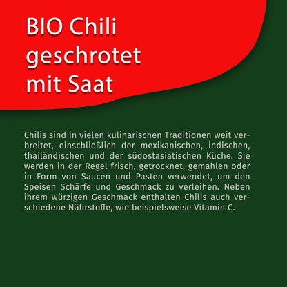 Bio Chili geschrotet mit Saat - 60g Dose von Tasty Pott — Abbildung 4