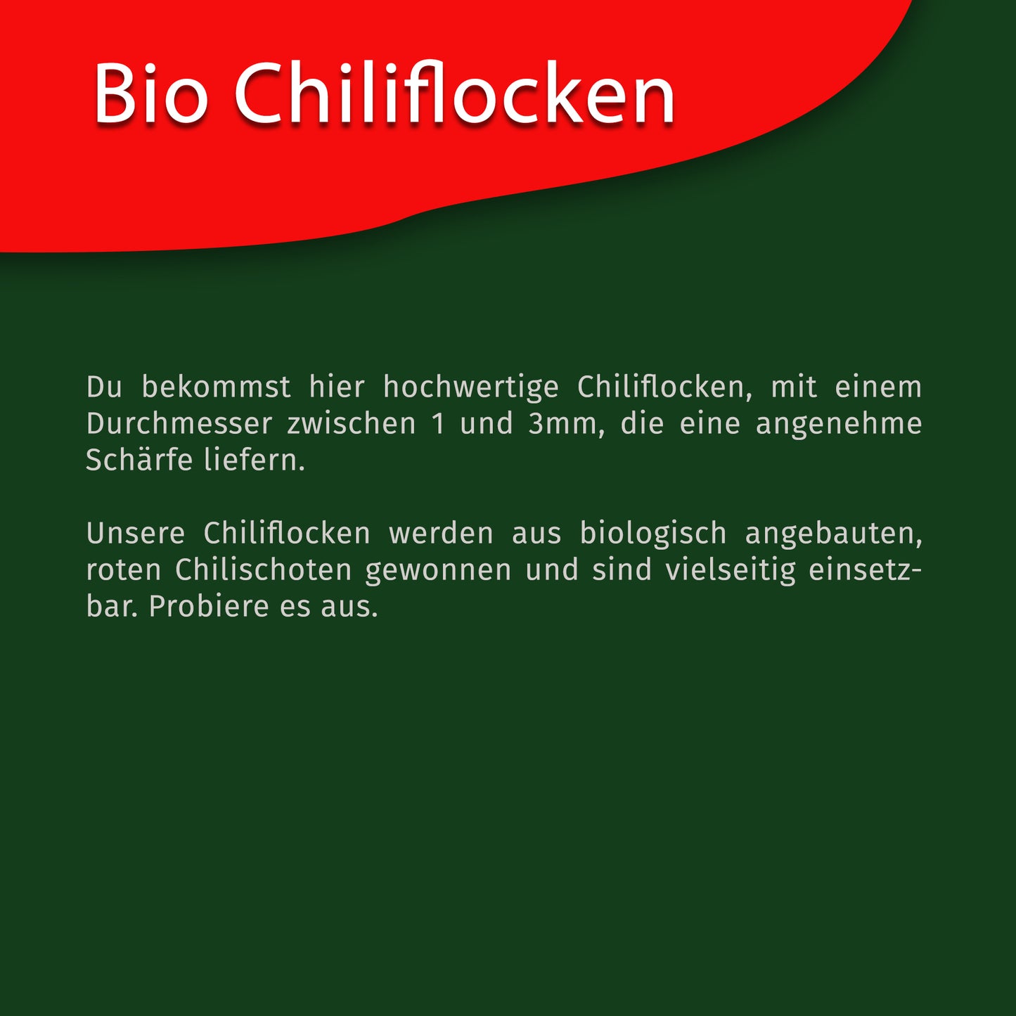 Bio Chiliflocken scharf - 50g von Tasty Pott — Abbildung 4