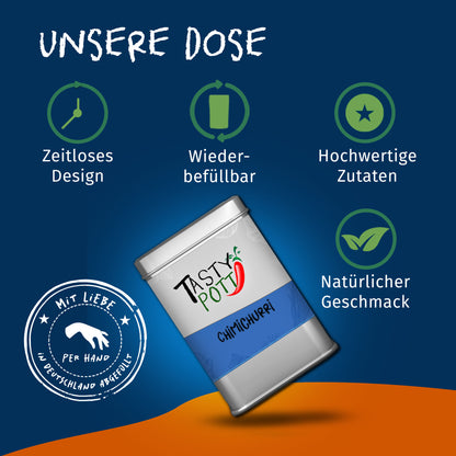 Chimichurri - Für würzige Kräutersauce - 70g Dose von Tasty Pott — Abbildung 3