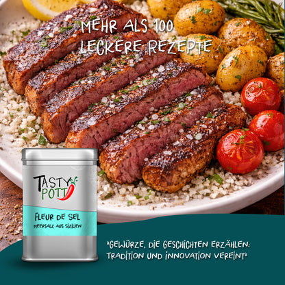 Fleur de Sel Meersalz 150g Dose von Tasty Pott — Abbildung 5