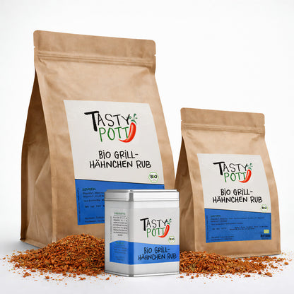 Bio Grillhähnchen Rub - ab 30g im Beutel von Tasty Pott