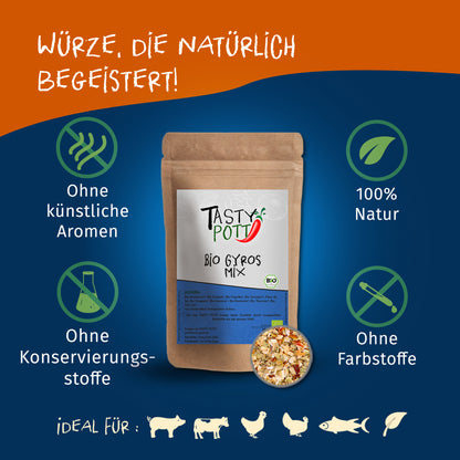 Bio Gyros Mix - ab 30g im Beutel von Tasty Pott — Abbildung 2