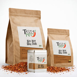 Bio Hot BBQ Rub - ab 30g im Beutel von Tasty Pott