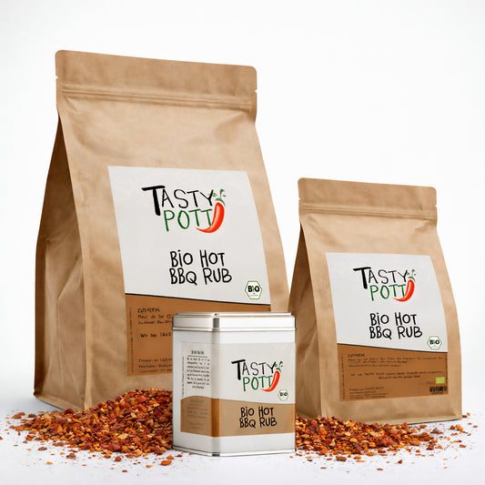 Bio Hot BBQ Rub - ab 30g im Beutel von Tasty Pott