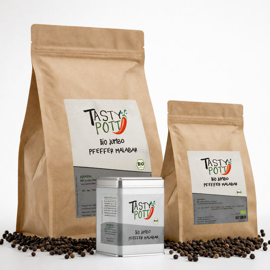 Bio Jumbo Malabar Pfeffer - ab 30g im Beutel von Tasty Pott