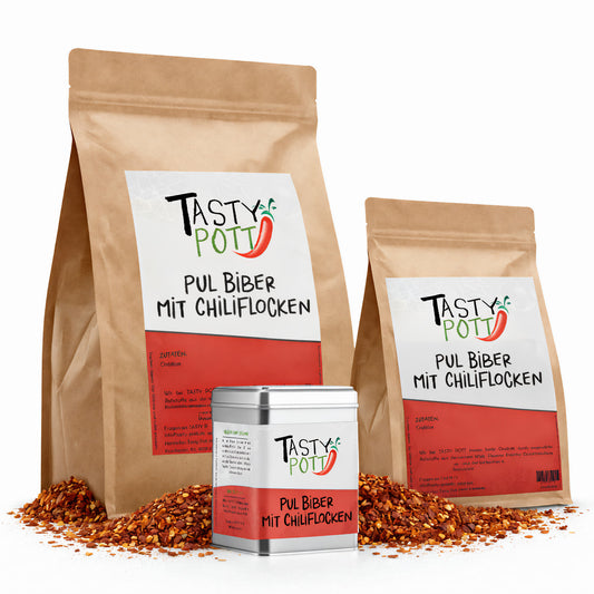 Pul Biber mit Chiliflocken ab 30g Beutel von Tasty Pott