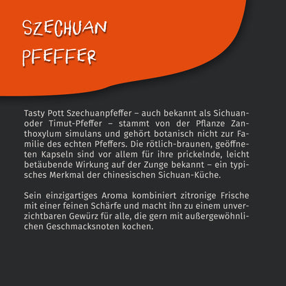 Tasty Pott Szechuan (Timut) Pfeffer ganz - 50g Dose — Abbildung 4