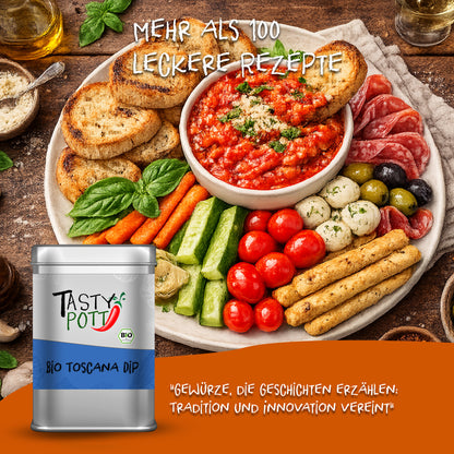Bio Toscana Dip Gewürzmischung - 75g Dose von Tasty Pott — Abbildung 5