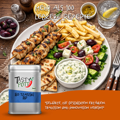 Bio Tzatziki Dip Gewürzmischung - ab 30g Beutel von Tasty Pott — Abbildung 5