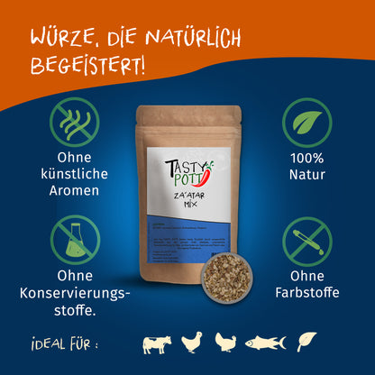 Tasty Pott Za'atar Mix - ab 30g Beutel — Abbildung 2