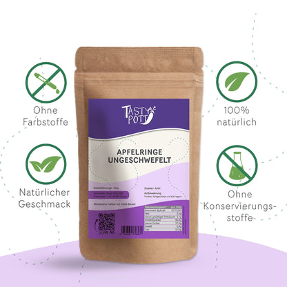 Tasty Pott Ungeschwefelte Apfelringe - ab 1Kg Beutel — Abbildung 2
