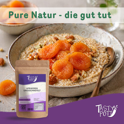 Ungeschwefelte getrocknete Aprikosen – ab 1kg Tasty Pott — Abbildung 6