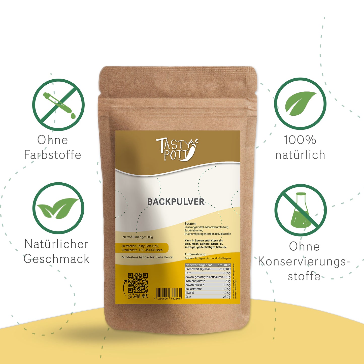 Backpulver - Im Beutel ab 250g von Tasty Pott — Abbildung 2