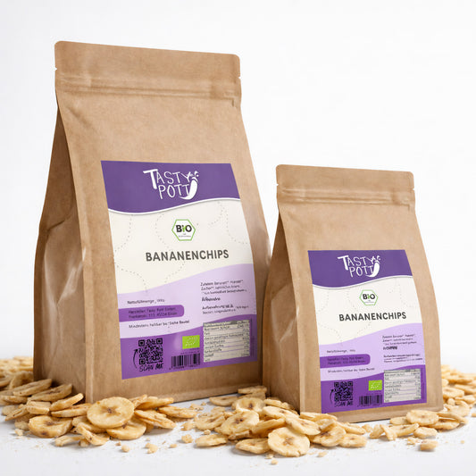 Bio Bananenchips gesüßt -  1kg von Tasty Pott