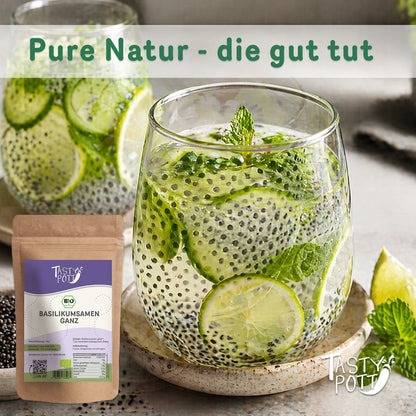 Basilikumsamen ganz, im Beutel ab 500g von Tasty Pott — Abbildung 6