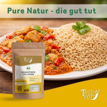 Bio Basmatireis Vollkorn - 1kg von Tasty Pott — Abbildung 5