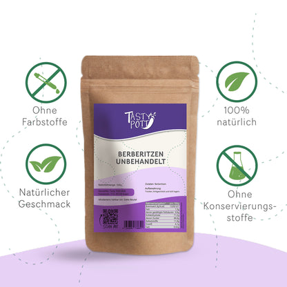 Getrocknete Berberitzen im 1 kg Beutel, 100% natürlich und ohne Konservierungsstoffe.