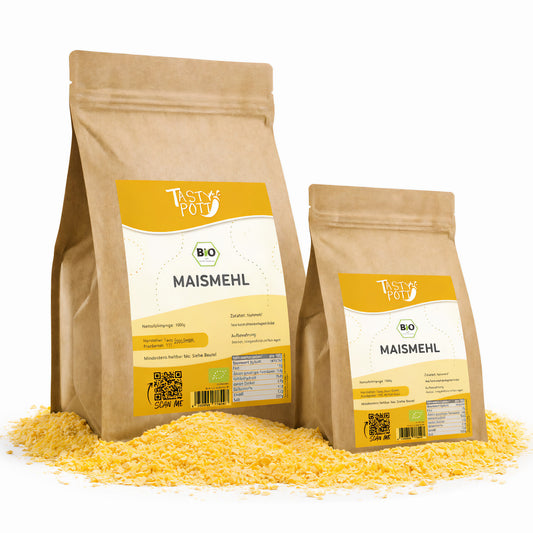 Bio Maismehl – glutenfreie Mehlalternative - 1kg von Tasty Pott