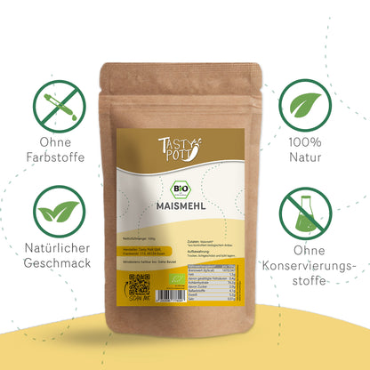 Bio Maismehl – glutenfreie Mehlalternative - 1kg von Tasty Pott — Abbildung 2