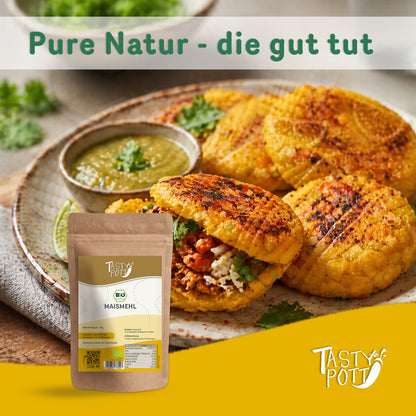 Bio Maismehl – glutenfreie Mehlalternative - 1kg von Tasty Pott — Abbildung 6