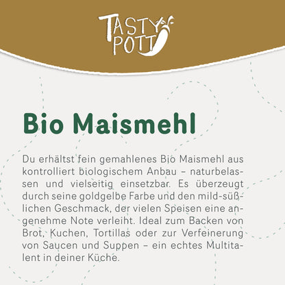 Bio Maismehl – glutenfreie Mehlalternative - 1kg von Tasty Pott — Abbildung 3